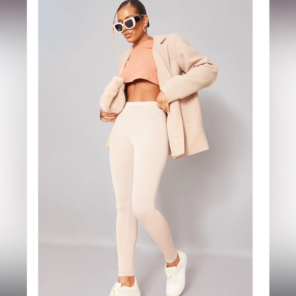 Sand Basic Jersey Leggings